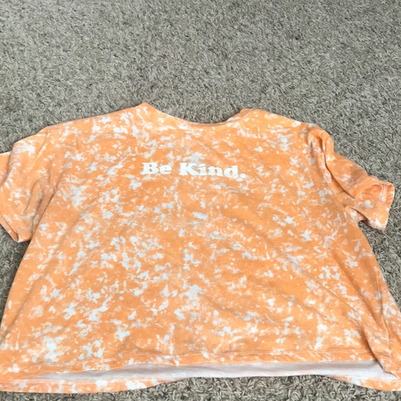 Orange short sleeve Crop top - Picture 1 of 2